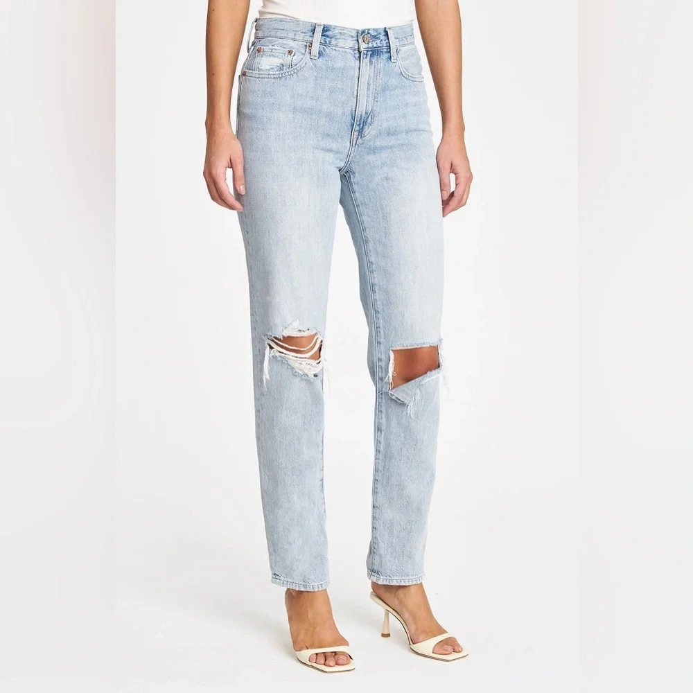 Pistola Light Blue Straight Leg Jeans
